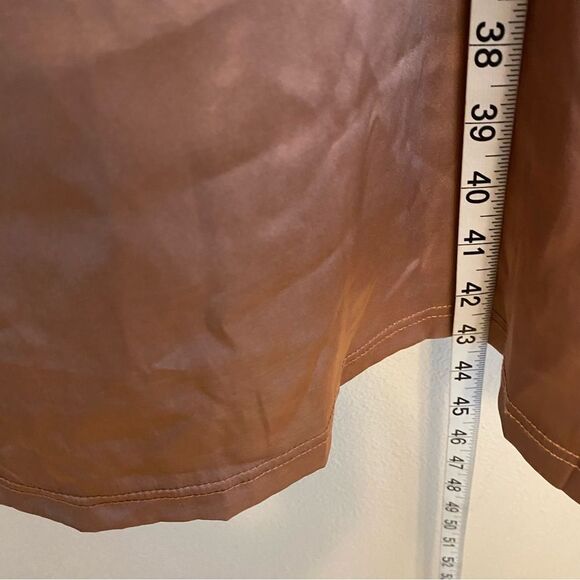 WEISSMAN Balera Elite Dance silky Charmeuse Mock Neck slip Dress D13067 MA adult - Picture 10 of 12